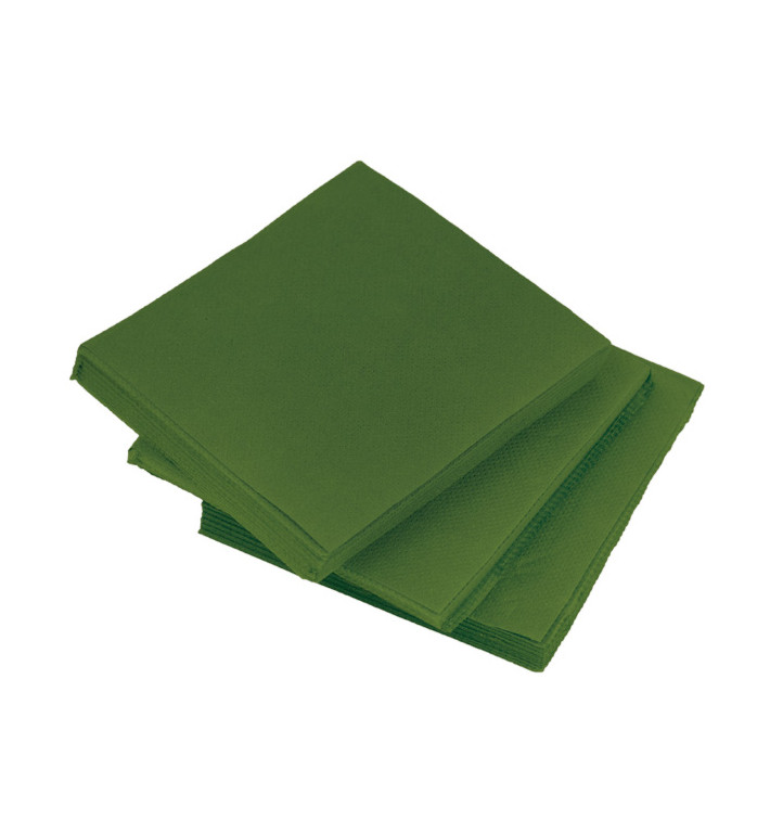 Guardanapos Papel Microdot Verde 20x20cm (2400 Uds) Guardanapos Papel Microdot Verde 20x20cm (2400 Uds)