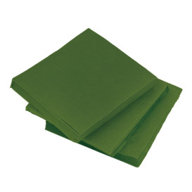 Guardanapos Papel Microdot Verde 20x20cm (100 Uds)