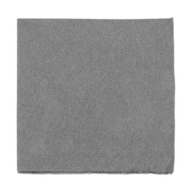 Guardanapos Papel Microdot Cinza 20x20cm (100 Uds)
