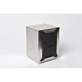 Guardanapos de Papel Miniservis Preto 17x17cm (160 Uds)
