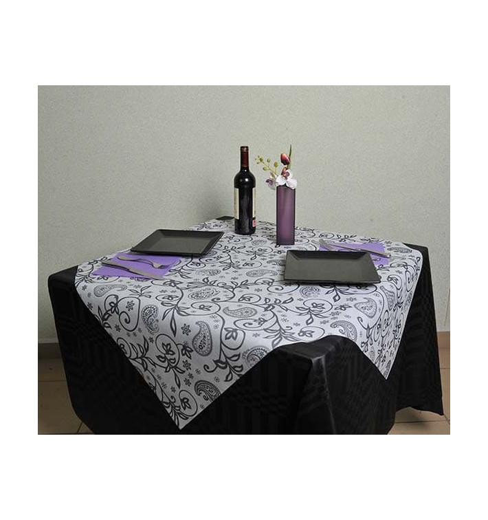 Toalha Não Tecido Branco "Cachemir" 120x120cm (150 Uds) Toalha Não Tecido Branco "Cachemir" 120x120cm (150 Uds)