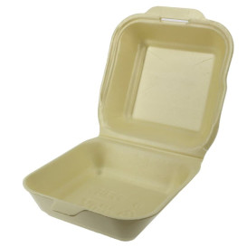 Embalagem Foam Hamburguer Pequena Champanhe (500 Uds)
