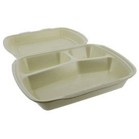 Embalagem Foam PortaMenus 3 C. Champahne 240x210x70mm (250 Uds)
