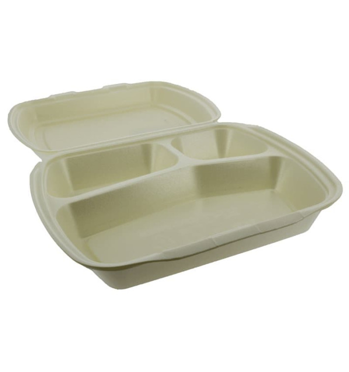 Embalagem Foam PortaMenus 3 C. Champahne 240x210x70mm (250 Uds) Embalagem Foam PortaMenus 3 C. Champahne 240x210x70mm (250 Uds)