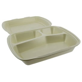 Embalagem Foam PortaMenus 3 C. Champahne 240x210x70mm (125 Uds)