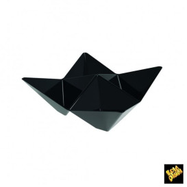 Copo Degustação Origami PS Preto 103x103mm (25 Uds)