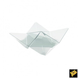 Copo Degustação Origami PS Trasparente 103x103mm (25 Uds)
