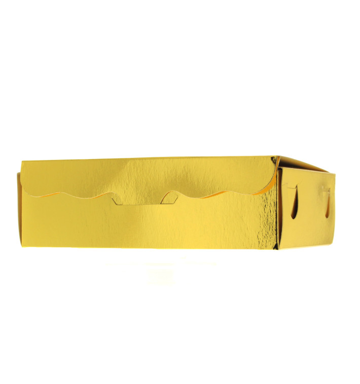 Caixa Bombons e Doces Ouro 14x8x3,5cm 250g (50 Uds) Caixa Bombons e Doces Ouro 14x8x3,5cm 250g (50 Uds)