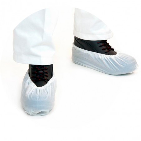 Cobre Sapatos em Polietileno CPE 40 Microns Blanco(100 Uds)