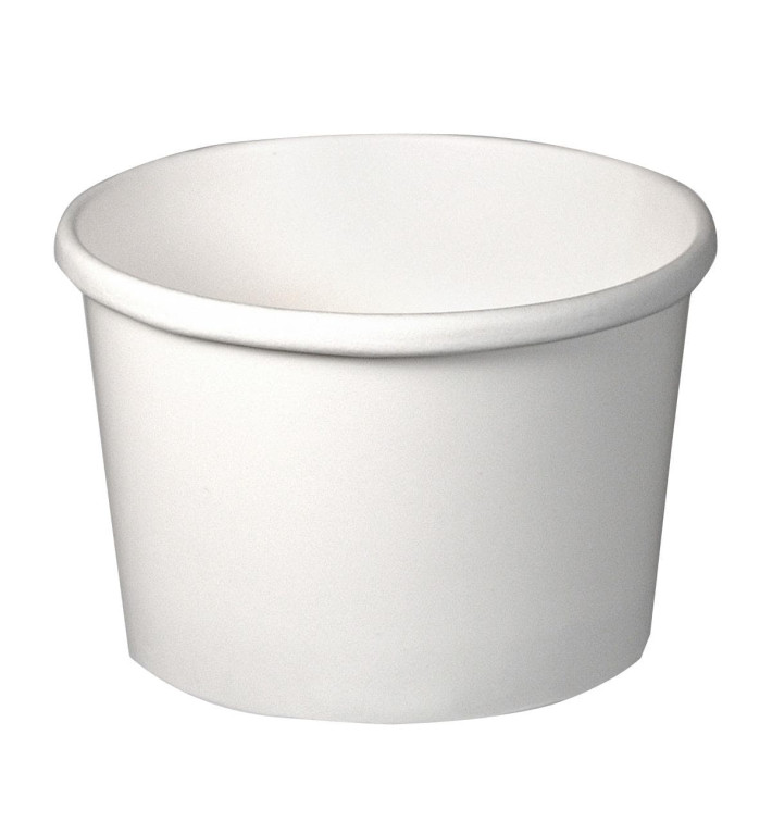 Taça de Cartão Branco 8Oz/237ml Ø9,1cm (25 Uds) Taça de Cartão Branco 8Oz/237ml Ø9,1cm (25 Uds)