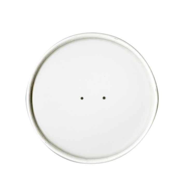 Tampa Plana de Papel Branco Ø9,8cm (25 Uds) Tampa Plana de Papel Branco Ø9,8cm (25 Uds)