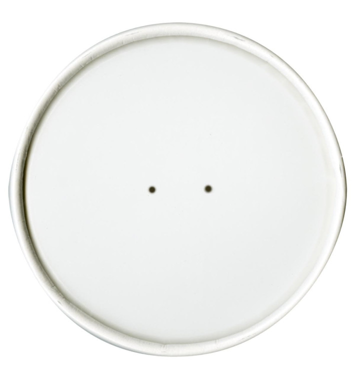 Tampa Plana de Papel Branco Ø11,7cm (25 Uds) Tampa Plana de Papel Branco Ø11,7cm (25 Uds)
