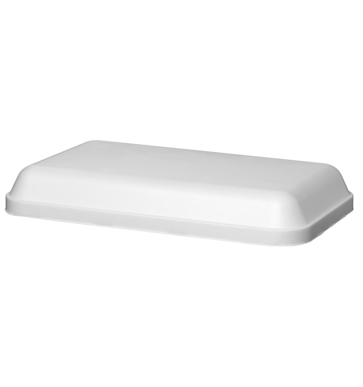 Tampa para Embalagem Retangular Isopor Branco 970 ml (200 Uds) Tampa para Embalagem Retangular Isopor Branco 970 ml (200 Uds)