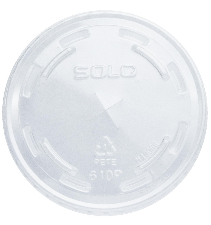 Tampa Plana com Cruz PET Cristal Ø7,8cm (1000 Uds) Tampa Plana com Cruz PET Cristal Ø7,8cm (1000 Uds)