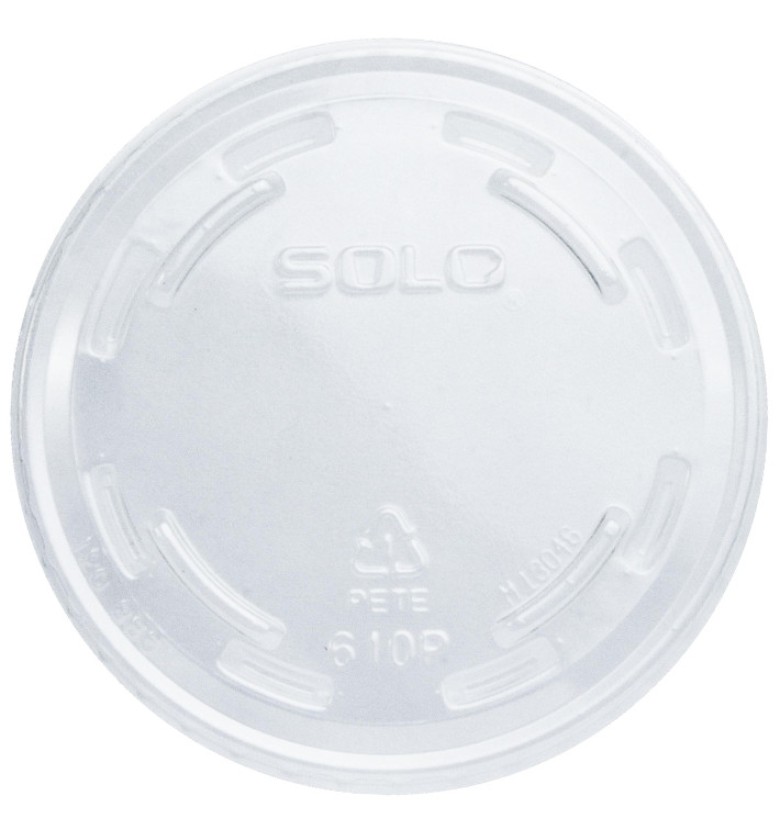 Tampa Plana Fechada PET Cristal Ø7,8cm (100 Uds) Tampa Plana Fechada PET Cristal Ø7,8cm (100 Uds)