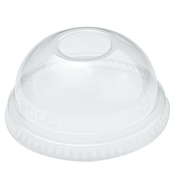 Tampa Cúpula Perfurada PET Cristal Ø7,8cm (1000 Uds) Tampa Cúpula Perfurada PET Cristal Ø7,8cm (1000 Uds)