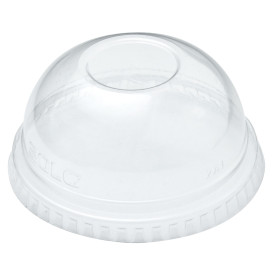 Tampa Cúpula Fechada PET Cristal Ø7,3cm (2500 Uds)