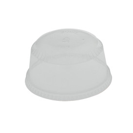 Tampa Cúpula Fechada PET Cristal Ø9,8cm (1000 Uds)