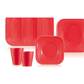Copo de Plastico "X-Table" Vermelho PP 320ml (128 Unidades)