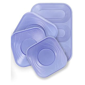 Bandeja Plastico PP "X-Table" Violeta 330x230mm (2 Unidades)