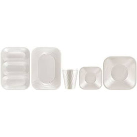 Bandeja Plastico PP "X-Table" 3C Pérola 330x230mm (30 Unidades)