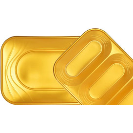 Bandeja Plastico PP "X-Table" 3C Ouro 330x230mm (2 Unidades)