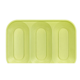 Bandeja Plastico PP "X-Table" 3C Limão 330x230mm (2 Unidades)