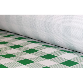 Toalha Papel Rolo Quadros Verdes 1x100m 40g (6 Uds)