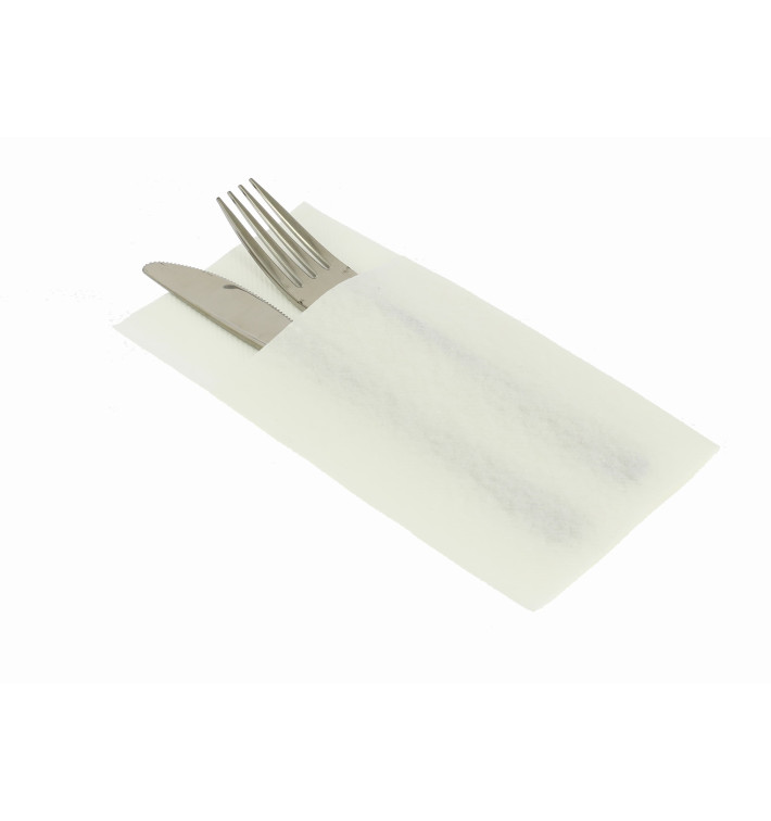 Guardanapos Kanguro Airlaid Branco 40x40cm (480 Uds) Guardanapos Kanguro Airlaid Branco 40x40cm (480 Uds)
