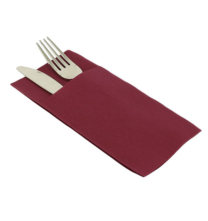 Guardanapos Kanguro Airlaid Bordeaux 40x40cm (30 Uds) Guardanapos Kanguro Airlaid Bordeaux 40x40cm (30 Uds)