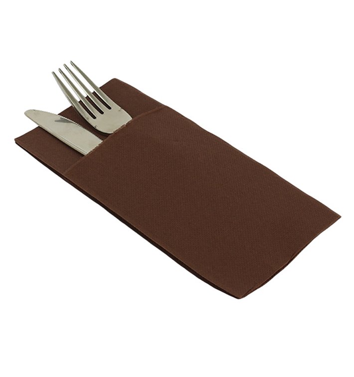 Guardanapos Kanguro Airlaid Marrom 40x40cm (30 Uds) Guardanapos Kanguro Airlaid Marrom 40x40cm (30 Uds)