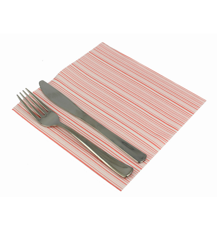 Guardanapos Airlaid "Basic" Vermelho 40x40cm (50 Uds) Guardanapos Airlaid "Basic" Vermelho 40x40cm (50 Uds)