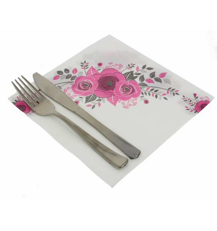 Guardanapos Airlaid "Bouquet" 40x40cm (50 Uds) Guardanapos Airlaid "Bouquet" 40x40cm (50 Uds)