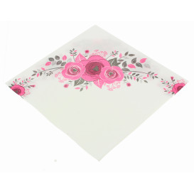 Guardanapos Airlaid "Bouquet" 40x40cm (50 Uds)