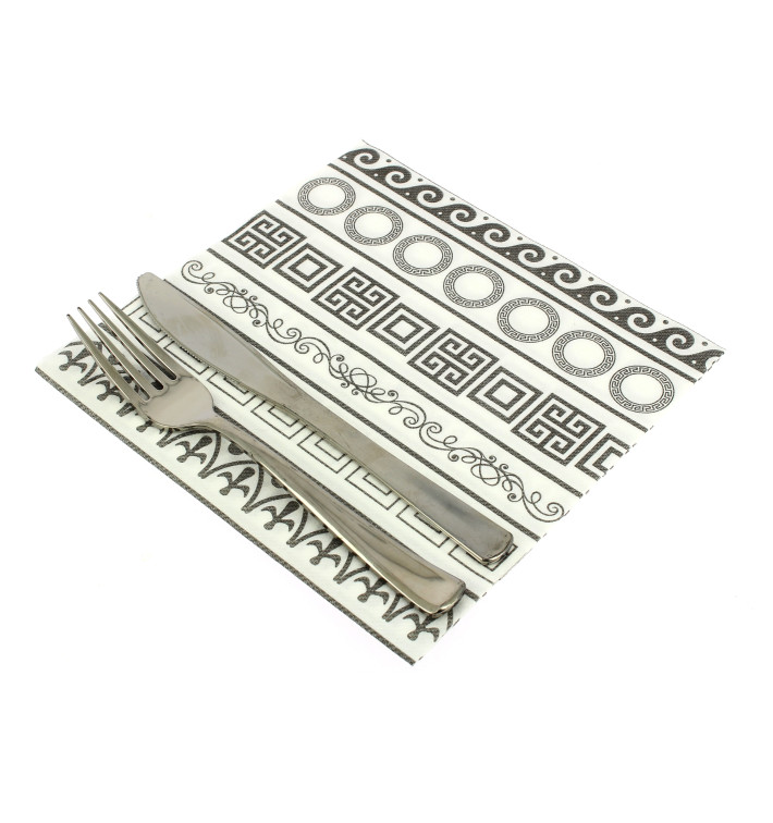 Guardanapos Airlaid "Greca" 40x40cm (50 Uds) Guardanapos Airlaid "Greca" 40x40cm (50 Uds)