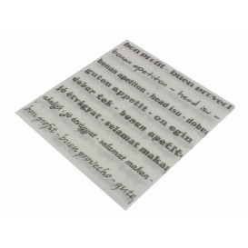 Guardanapos Airlaid "Bom Apetite" 40x40cm (50 Uds)