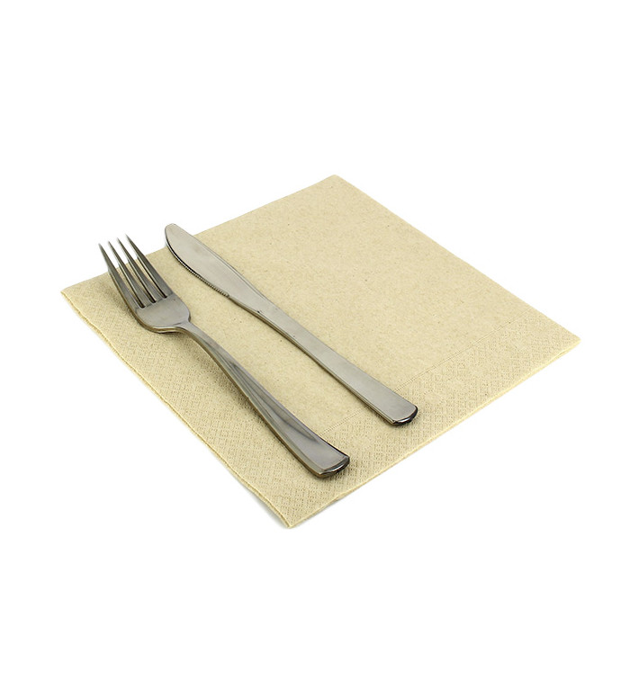 Guardanapos Airlaid Creme 40x40cm (50 Uds) Guardanapos Airlaid Creme 40x40cm (50 Uds)