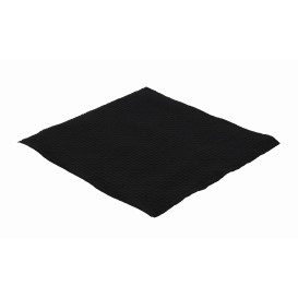 Guardanapos Papel Preto 33x33cm 1 Folha (70 Uds)