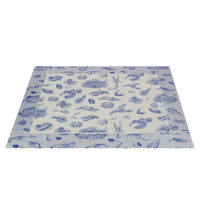 Toalhete Papel Mesa 30x40cm "Marisco" Azul 50g (2500 Uds) Toalhete Papel Mesa 30x40cm "Marisco" Azul 50g (2500 Uds)