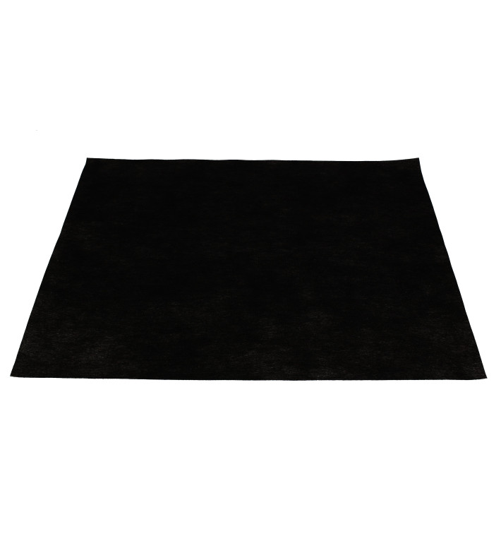 Toalhete Não Tecido Preto 30x40cm 55g (500 Uds) Toalhete Não Tecido Preto 30x40cm 55g (500 Uds)