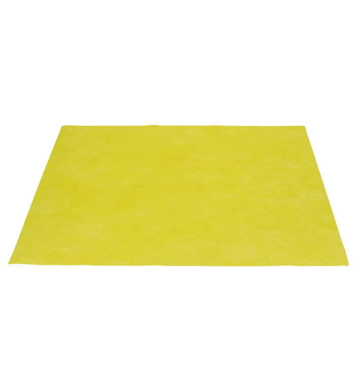Toalhete Não Tecido Amarelo 30x40cm 50g (500 Uds) Toalhete Não Tecido Amarelo 30x40cm 50g (500 Uds)