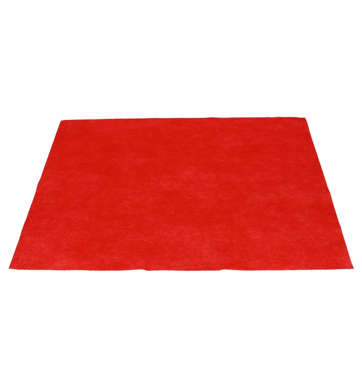 Toalhete Não Tecido Vermelho 30x40cm 50g (500 Uds)