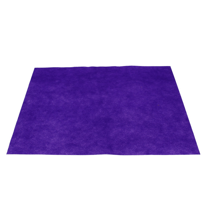 Toalhete Não Tecido Lilás 30x40cm 50g (500 Uds) Toalhete Não Tecido Lilás 30x40cm 50g (500 Uds)