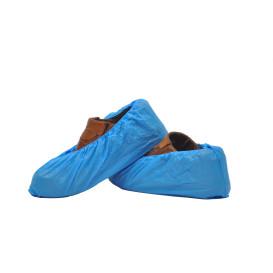 Cobre Sapatos em Polietileno CPE 40 Microns Azul (2000 Uds)