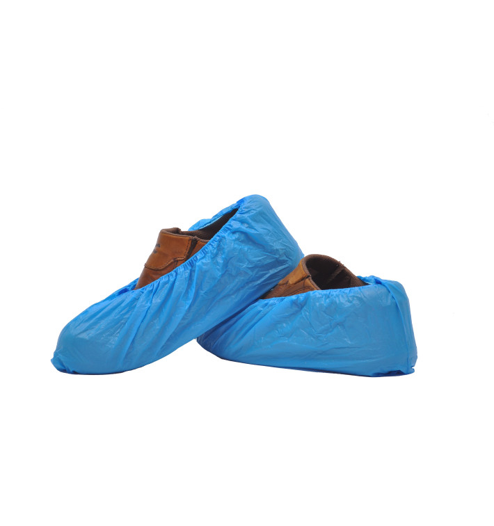 Cobre Sapatos em Polietileno CPE 40 Microns Azul (2000 Uds) Cobre Sapatos em Polietileno CPE 40 Microns Azul (2000 Uds)