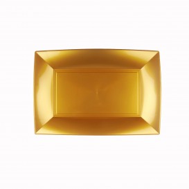 Bandeja de Plastico Ouro Nice PP 280x190mm (240 Uds)