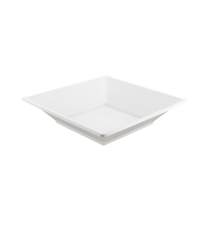 Prato Plastico Fundo Quadrado Branco 170mm (360 Uds) Prato Plastico Fundo Quadrado Branco 170mm (360 Uds)