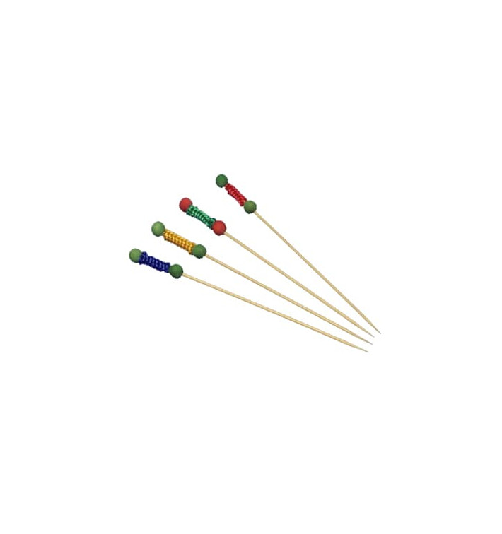 Pick Madeira Decorado Pérola 120mm Pick Madeira Decorado Pérola 120mm