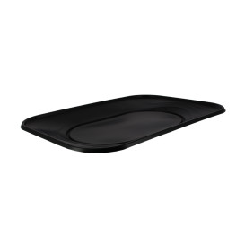 Bandeja Plastico PP "X-Table" Preto 330x230mm (2 Unidades)