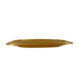 Bandeja Plastico PP "X-Table" Ouro 330x230mm (2 Unidades)